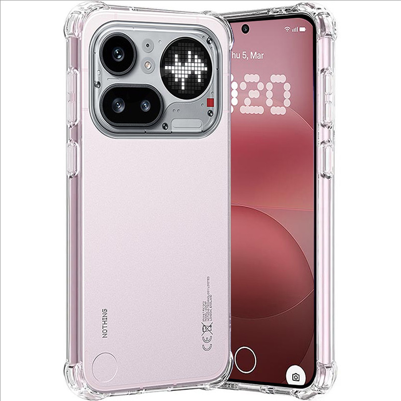 สําหรับ Nothing Phone 4a Pro Soft TPU ซิลิโคนฝาหลังหรูหราเคสโทรศัพท์โปร่งใส