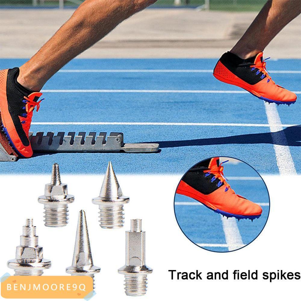BENJMOORE9Q 16 ชิ้นรองเท้า Spikes, Track Field Field Shoe Studs, Cross Country Sprinting Steel Track