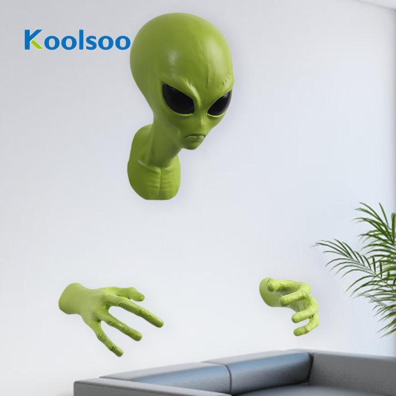 [Dolity1] Wall Sculpture Alien – Handcrafted Item, Collectors Item, ตกแต่ง, ฮาโลวีน