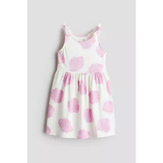 H&M(เอชแอนด์เอ็ม) เดรสผ้าฝ้ายพิมพ์ลาย เด็กหญิง 1348437_1