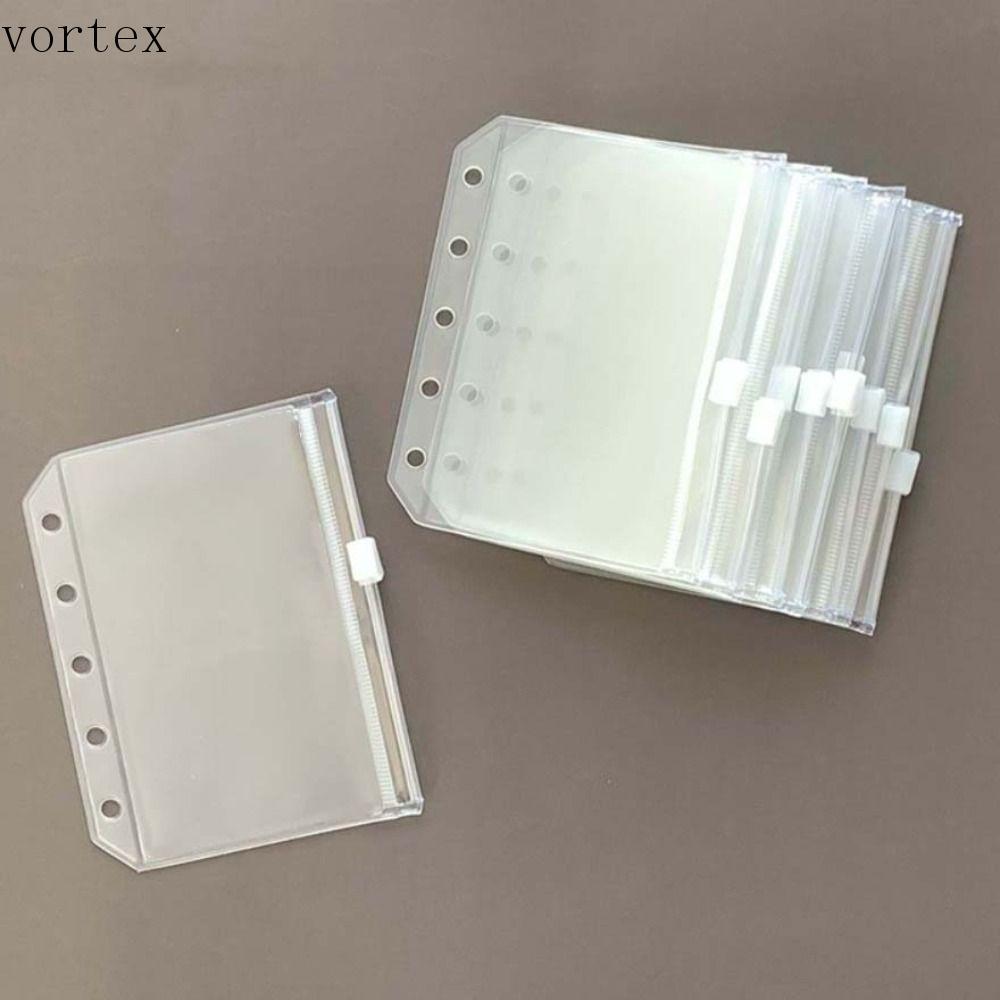 VORTEXG 10pcs เกลียว Binder Divider หน้าแยก, 5 หลุม M5 เติมเกลียวหน้า Binder Indexing การ์ด, Matte ไ