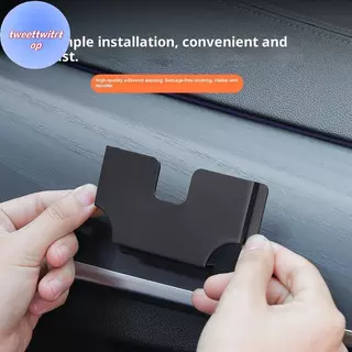 DOUSUN Car Card Holder Universal ภายใน Organizer กล่อง 2 in 1 Multi-function Storage Solution สําหรับ ID Business Cards Home Travel ใช้ TH