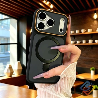 ใหม่บางเฉียบพลิกวงเล็บเคสโทรศัพท์แม่เหล็กสําหรับ ไอโฟน 17 มือโปร สูงสุด 11 12 13 14 15 16 มือโปร สูงสุด 2 ใน 1ปลอกแข็งกันกระแทกปก