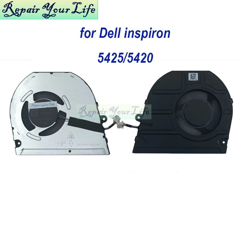 CPU Cooling พัดลมระบายความร้อนโน้ตบุ๊คสําหรับ Dell Inspiron 14 5425 5420 2022 05V75Y 5V75Y EG50050S1