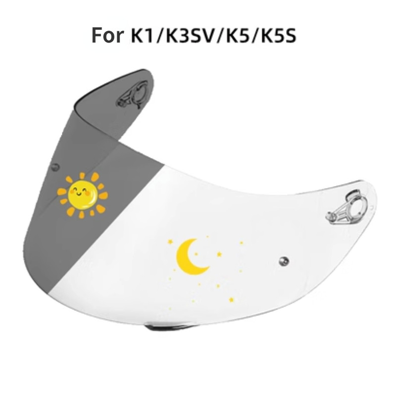 Visor Photochromic สําหรับ AGV K5S K5-S K3SV K3-SV K1 หมวกกันน็อคแว่นตาหน้าจอโล่กระจกอุปกรณ์เสริมอะไ