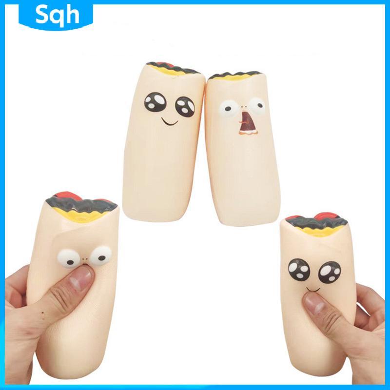 Brri Burrito Squishy Doll ของเล่นป้องกันความเครียด Mini Egg Roll ความเครียดบรรเทาบีบของเล่น ywr