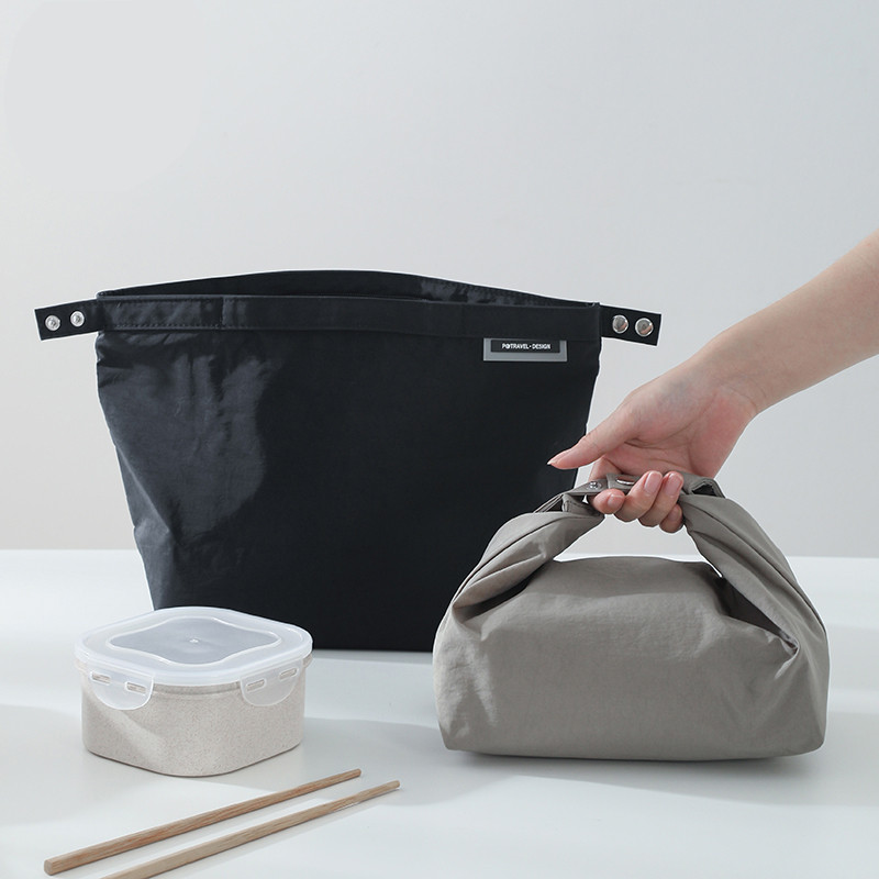 Harvey Baby Fashion Japanese Lunch Bag Handbag Office Worker Lunch Box Bag Female Waterproof Insulat