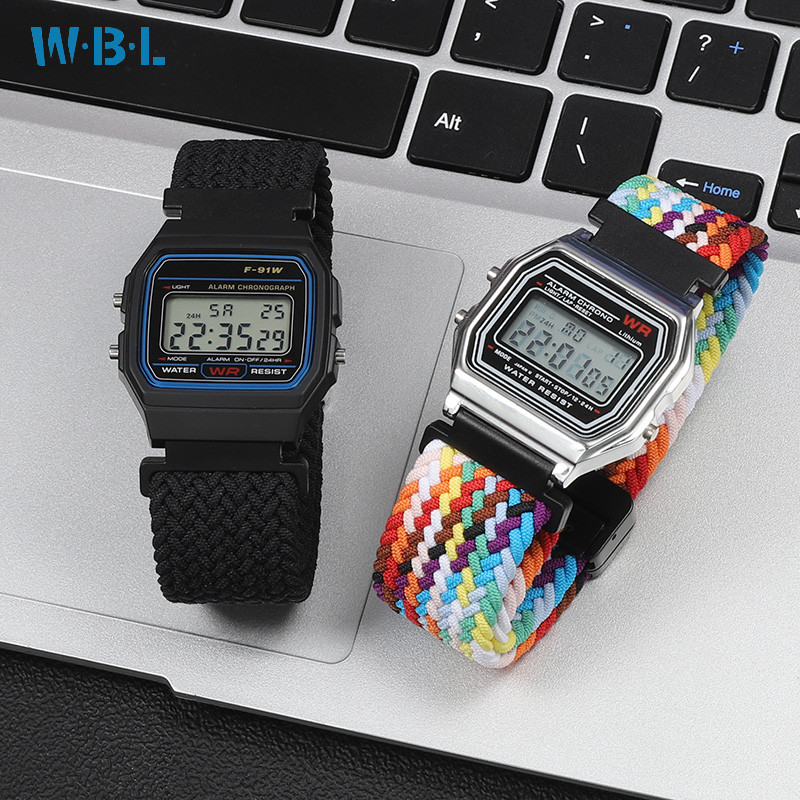 PWLL [จัดส่งจากประเทศไทย] เหมาะสําหรับ Casio นาฬิกาอิเล็กทรอนิกส์สี่เหลี่ยมเล็ก F-91W A168 A159 A158