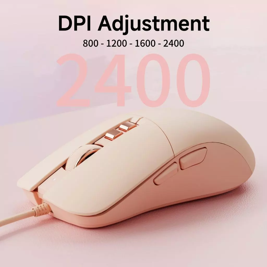 EWEADN คีย์บอร์ดและเมาส์ Combo สไตล์เครื่องพิมพ์ดีด 104 คีย์ มีไฟ LED thumbnail 7