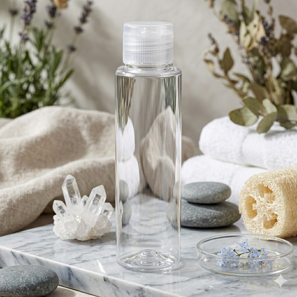 Hastag_iD Fliptop Bottle 100ml RF Clear | ขวดพลาสติกอเนกประสงค์ Y8291
