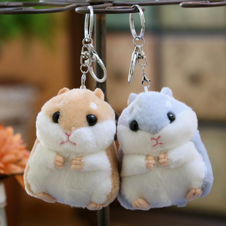 GANTUNGAN GC - PLUSHIE HAMSTER พวงกุญแจตุ๊กตา / FLUFFY DOLL BAG พวงกุญแจอุปกรณ์เสริมสําหรับผู้หญิงแล