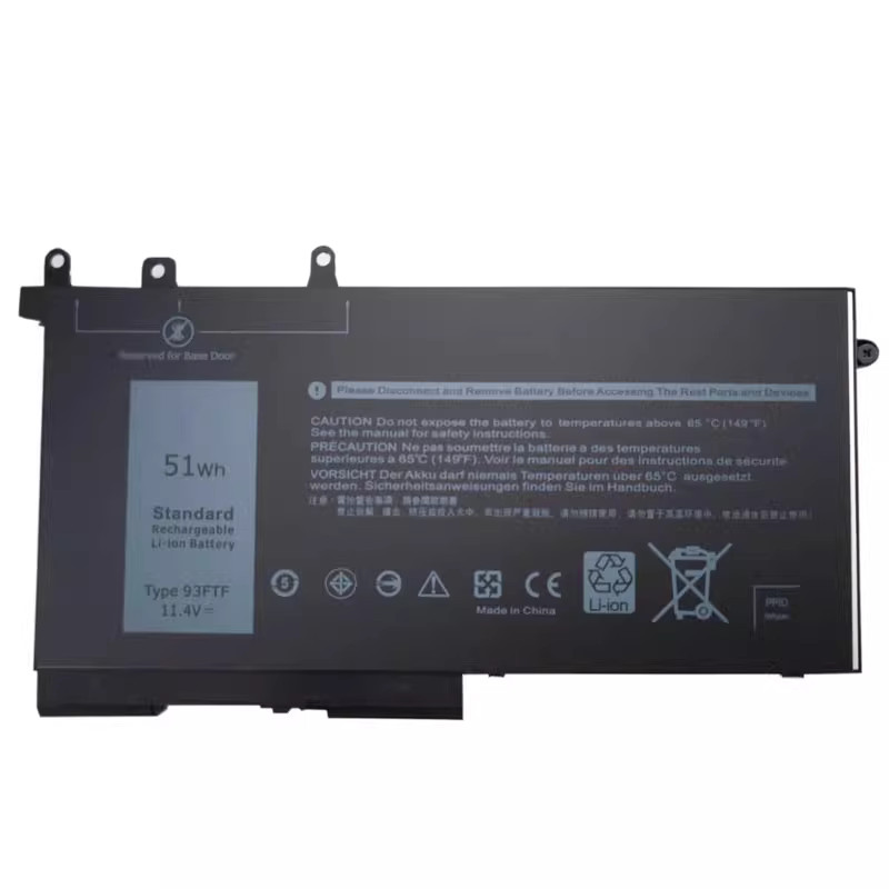 For DELL Dell Latitude 5490 5590 5491 5591 93FTF Laptop Battery 51Wh