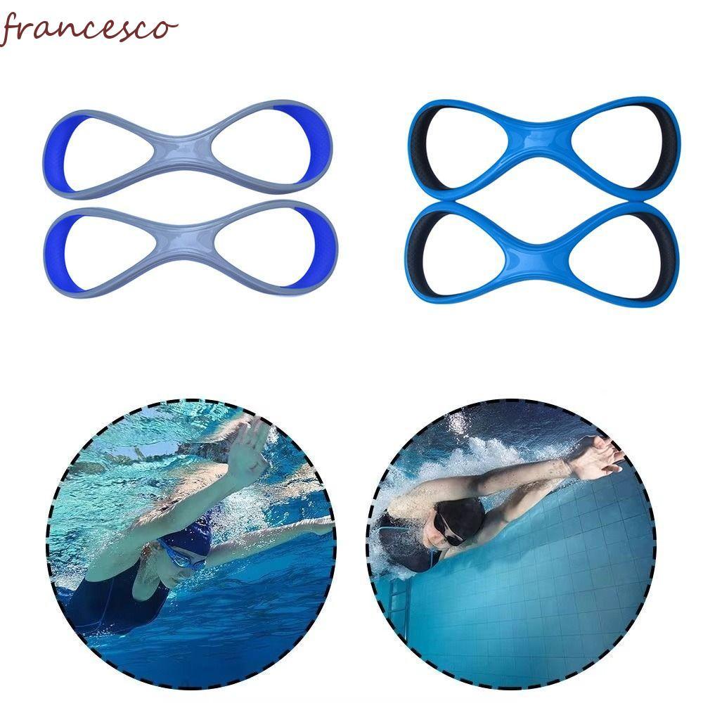 FRANCESCO Forearm Fulcrum Fin, 8 Shape High Elbow Design Swimming Paddles, Professional Grade Ergono