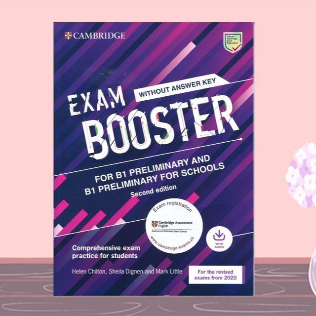 Paper English Books Exam Booster สําหรับ B1 Preliminary และ B1 Preliminary Schoo