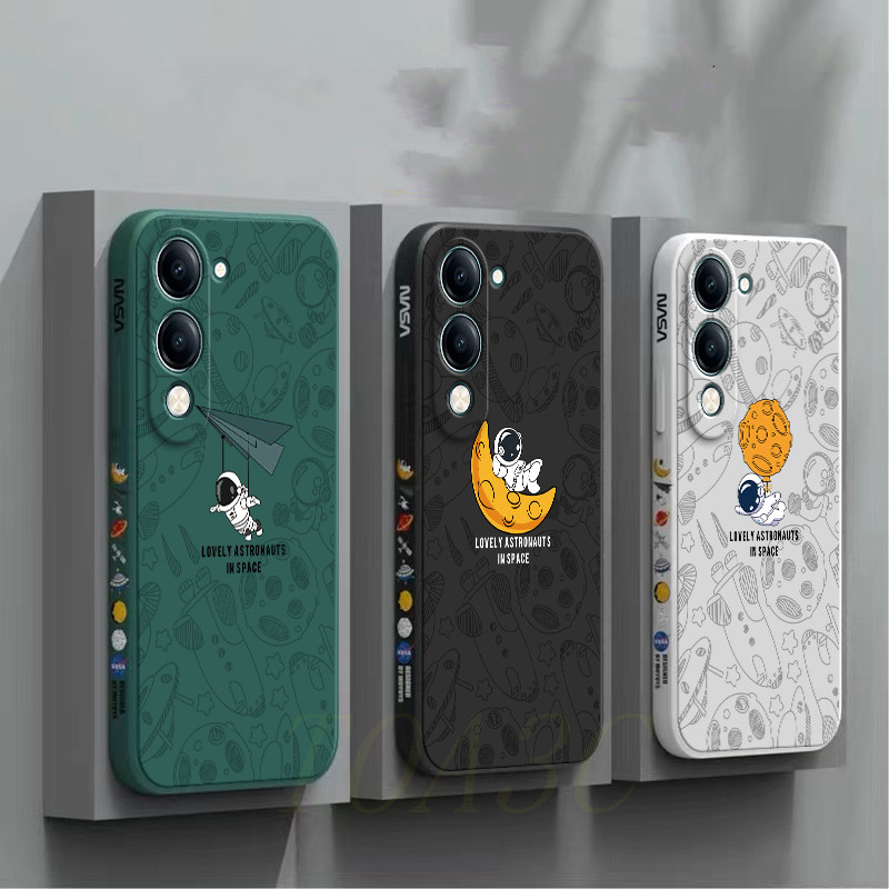 เคส Vivo Y04S Y04 Y29T Y29S เคสโทรศัพท์นักบินอวกาศ Nasa TKR