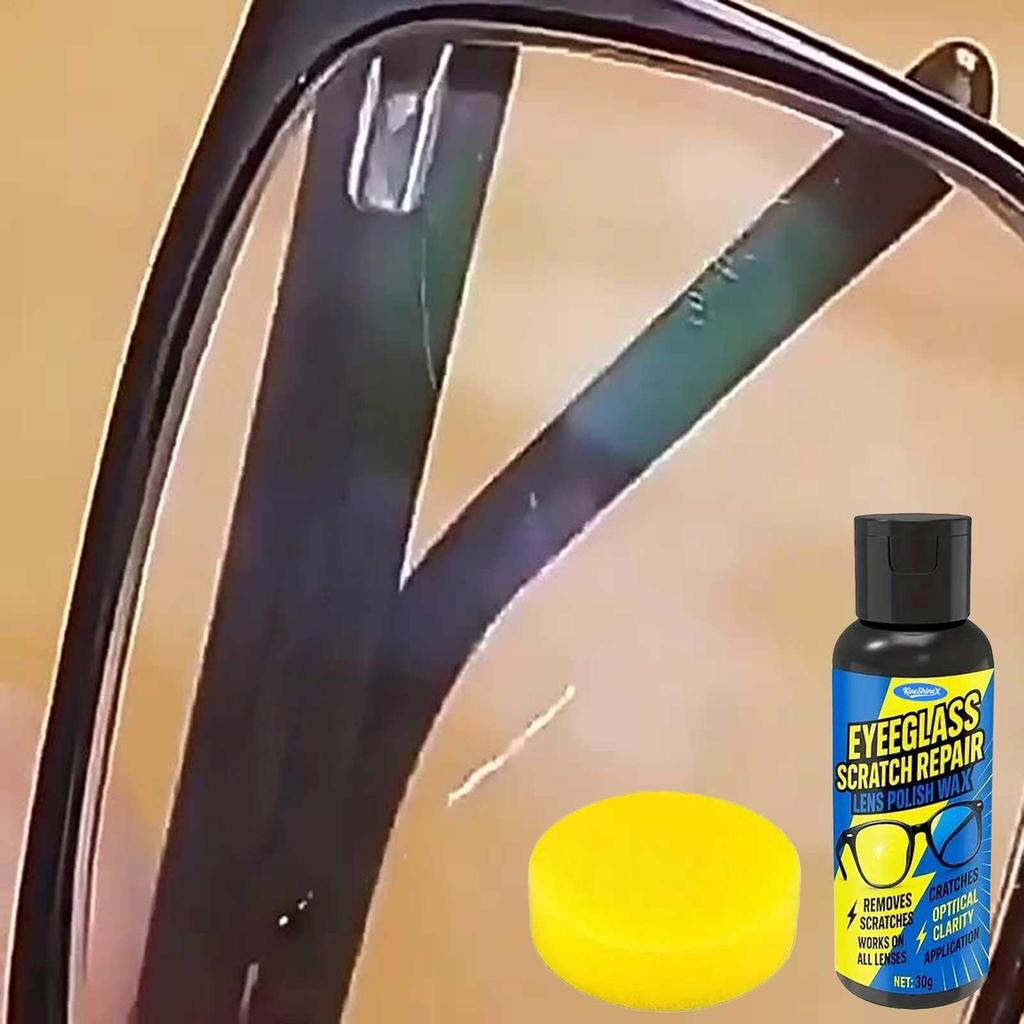 Sunglass Scratch Remover ทําความสะอาดภาษาโปลิชคําทําความสะอาดเลนส์แว่นตา Scratch Remover Kit สําหรับ