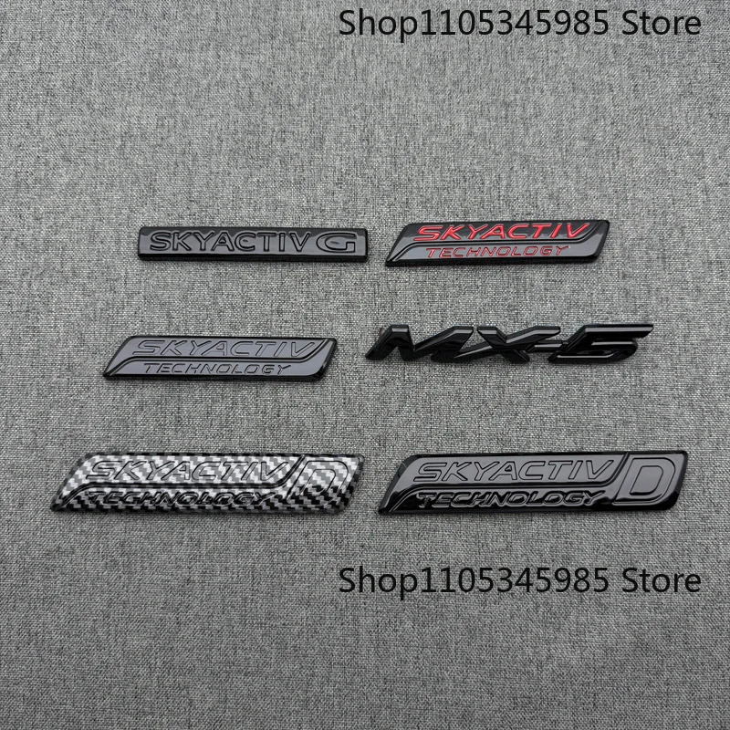 สติ๊กเกอร์โลโก้รถ MX-5 SKYACTIVD SKYACTIVG SKYACTIV สําหรับติดท้ายรถรุ่น MX-5 NC ND (2009-2015-2016-