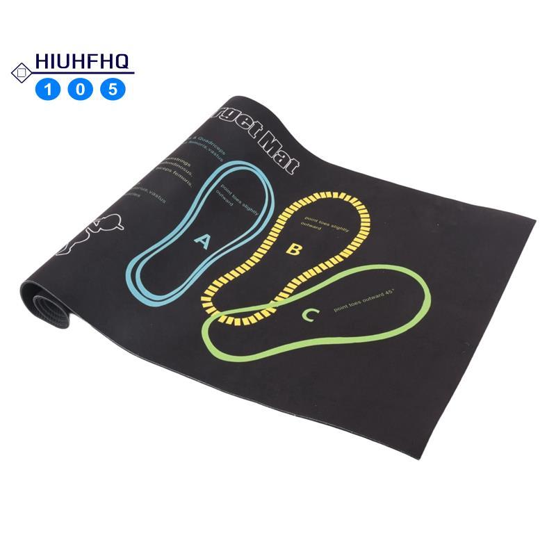 Hiuhfhq106Squat Guide Mat Squat Step ตําแหน่งเข่าเสื่อออกกําลังกาย