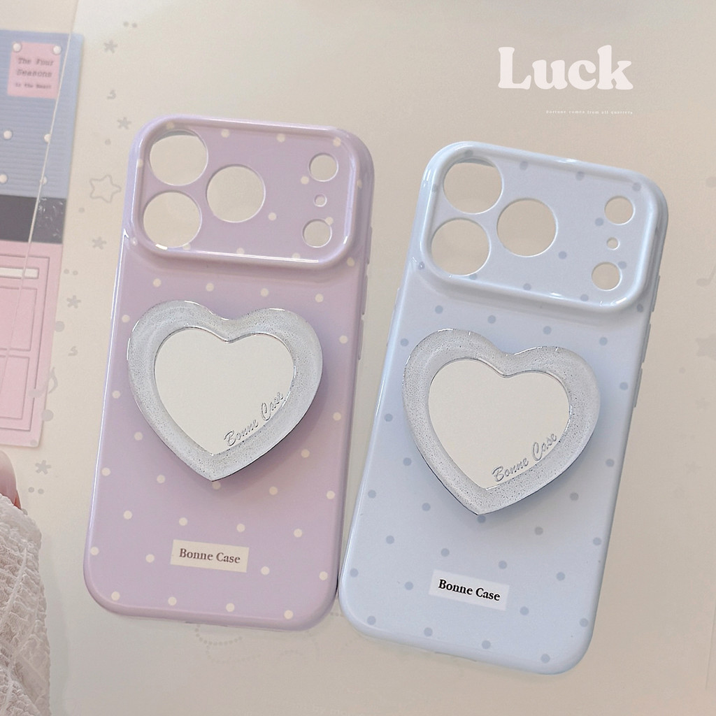 [Sheren] เคสโทรศัพท์ Star Polka Dot เหมาะสําหรับ i17 16 15 14 13 12 11 pro max  เคสไอโฟน