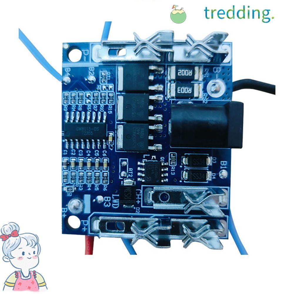 TREDDING491 ชาร์จแบตเตอรี่ 3MOS เครื่องมือไฟฟ้าป้องกันบอร์ดแบตเตอรี่