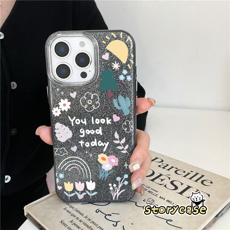 กรอบโทรศัพท์แวววาวสไตล์น่ารักสดใส OPPO Reno 13F Reno 15F19 Pro 8T 5 11 5F 10 12 13F 12F 6z 14 14F