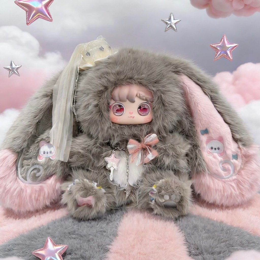 สินค้าใหม่ Sanmi Sanmi Rabbit Star Rabbit Dream 800 Body Plush Mystery Box Big Baby อินเทรนด์เล่นรูปตุ๊กตาน่ารักของขวัญ