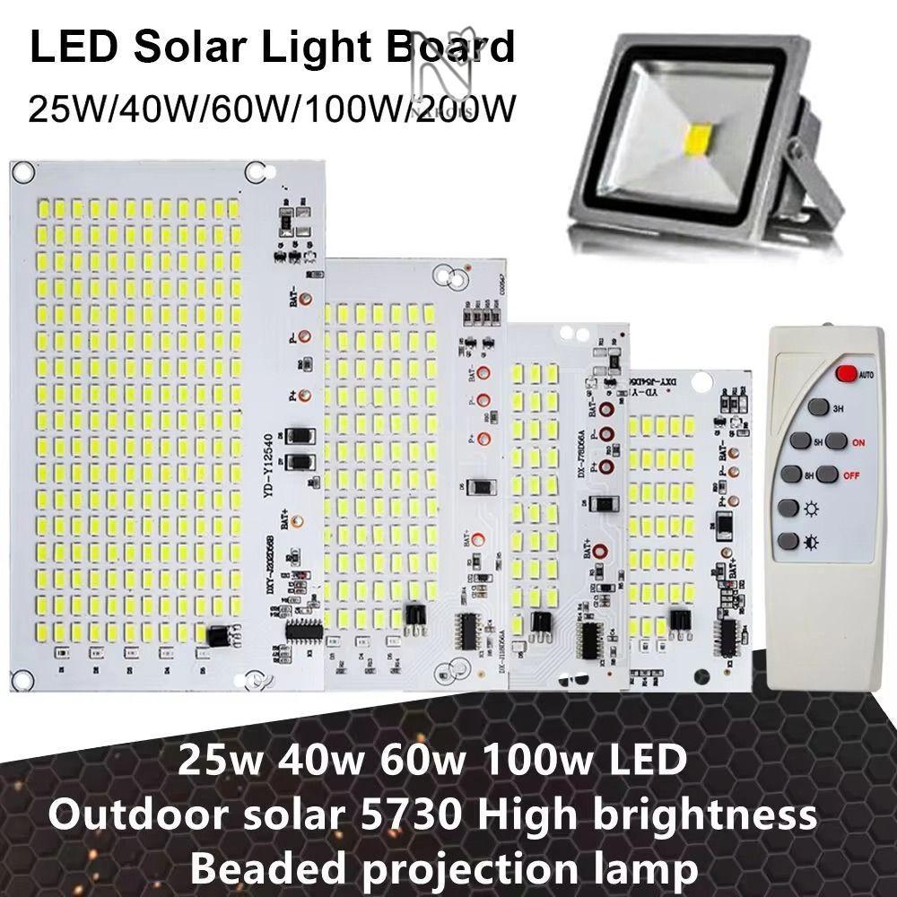 NARCIS 1 ชิ้นไฟ LED, ความสว่างสูงแสงสีขาวแผงแหล่งกําเนิดแสง, 25/40/60/100/250 วัตต์พร้อมรีโมทคอนโทรล SMD5730 รีโมทคอนโทรล Floodlight