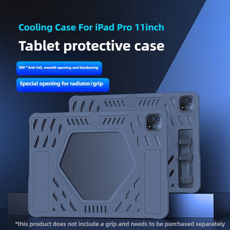 ซิลิโคนป้องกันกรณีสําหรับ iPad Pro 2018-2022 11 นิ้ว Hollow Cooling ฝาหลัง Gaming แท็บเล็ต Sleeve
