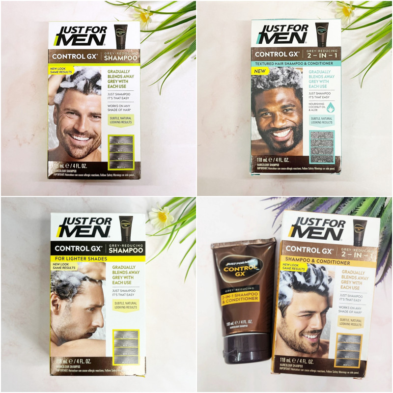 [Just For Men®] Control GX Grey Reducing Shampoo 118 ml แชมพูเปลี่ยนสีผม แชมพูปิดผมขาว ผมหงอก