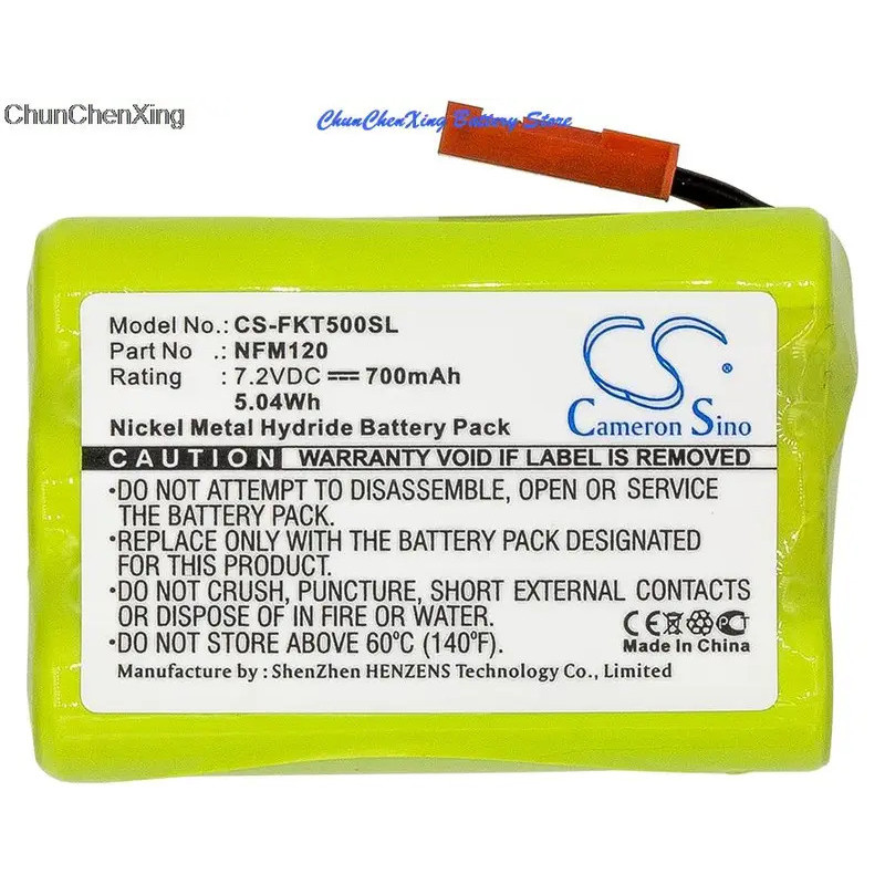 แบตเตอรี่ 700mAh NFM120 สําหรับ Fluke FiberInspector Mini, FT500