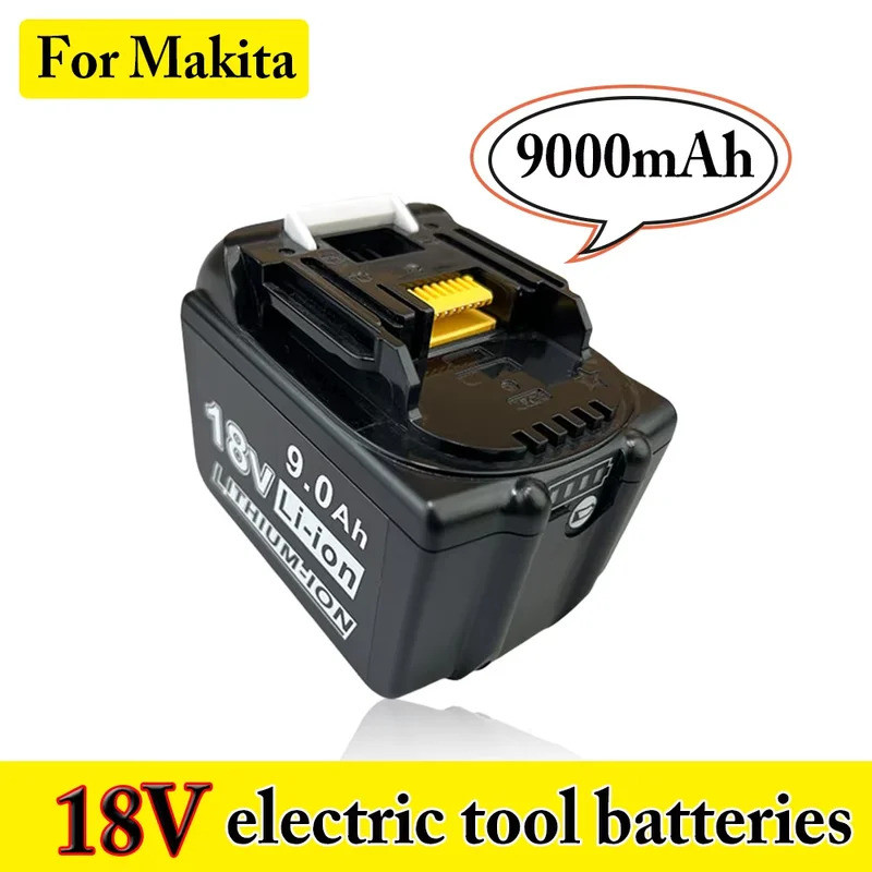 แบตเตอรี่ 18V สําหรับ Makita BL1850B Li-ion 18V 9000mAh BL1840B BL1860 BL1890 BL1815 BL1830 BL1835 ส