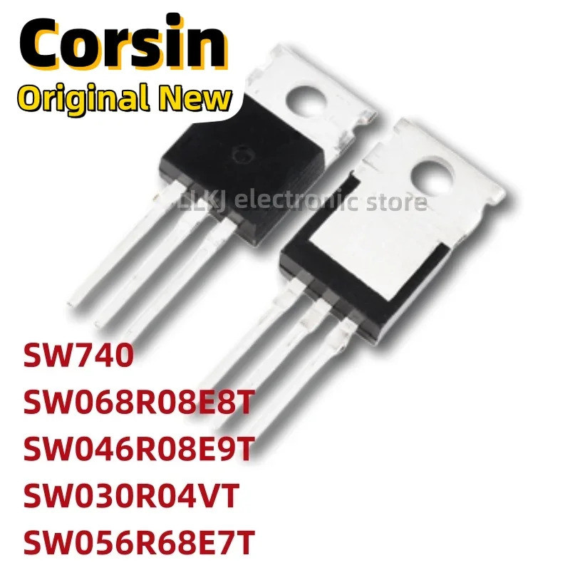 5PCS SW740 SW068R08E8T SW046R08E9T SW030R04VT SW056R68E7T TO220 MOS FET TO-220/วงจรทรานซิสเตอร์