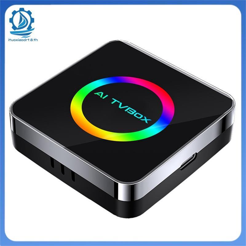 [itouoxiaodrt.8.th] Android 13 Ai TVBox Ai Box Carplay WIFI6 2G+32G Wireless Carplay/Android Auto Ca