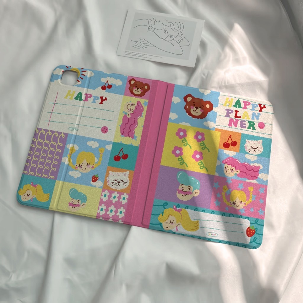 เคสไอแพด For iPad air6 Gen11 Air 3 4 5 air7 cute notebook เคส Gen9/8/7 MINI7/6/5/4 Case iPad pro11 2024