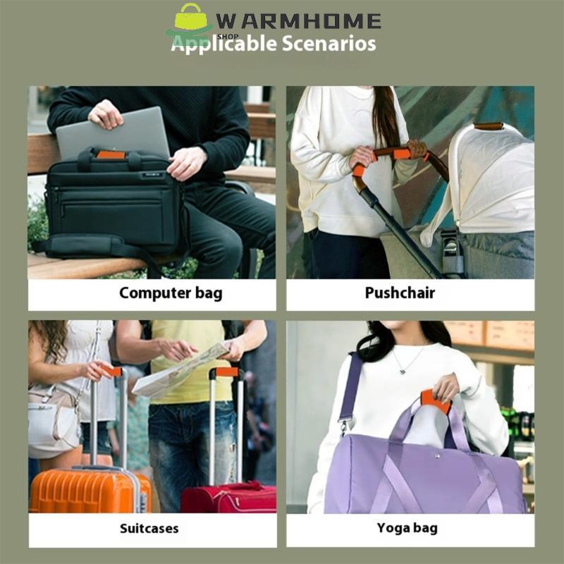 Warm Universals ที่วางกระเป๋าเดินทาง Soft Nonslip Ergonomic กระเป๋าเดินทาง Grip Cover