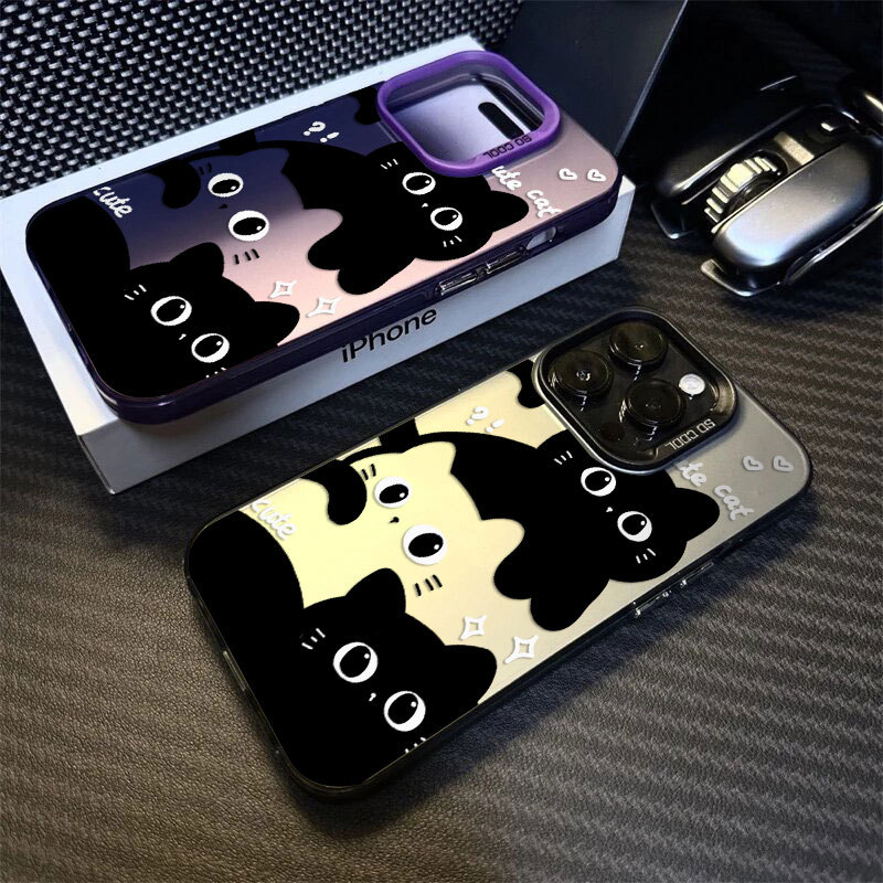 เคส สำหรับsamsung A03 A04 A05 S A12 A13 A14 A15 A25 A31 A32 A33 A34 A50 A51 A52 4G A53 A54 A56 5G case เคสโทรศัพท์ แมวดำ