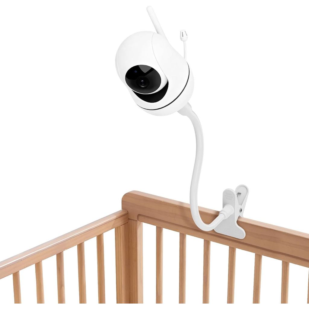 Baby Monitor Mount, ที่วางขาตั้งแบบหนีบคอห่านแบบยืดหยุ่นเข้ากันได้กับ HelloBaby, VTech, TP-Link, Kas