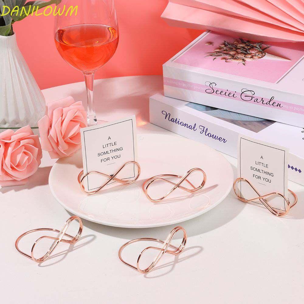 DANILOWM Card Holder Card Wedding Business Card Menu Stand