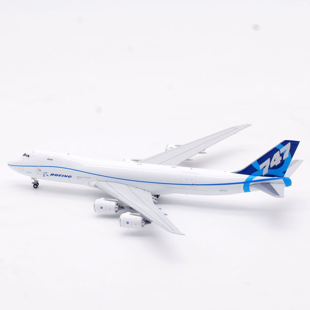 HX รุ่น 1: 400 บริษัทโบอิ้ง B747-8F N747EX วัสดุโลหะผสมเครื่องบินรุ่น
