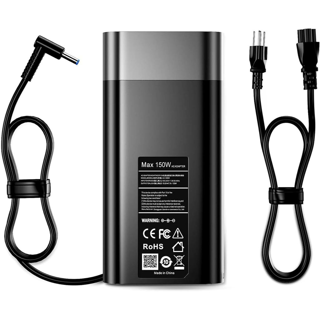 150W AC แล็ปท็อปชาร์จใช้งานร่วมกับ HP ZBook Studio 15 16 17 G5-G8, ZBook 15 16 17 G5-G9, OMEN 15 17 