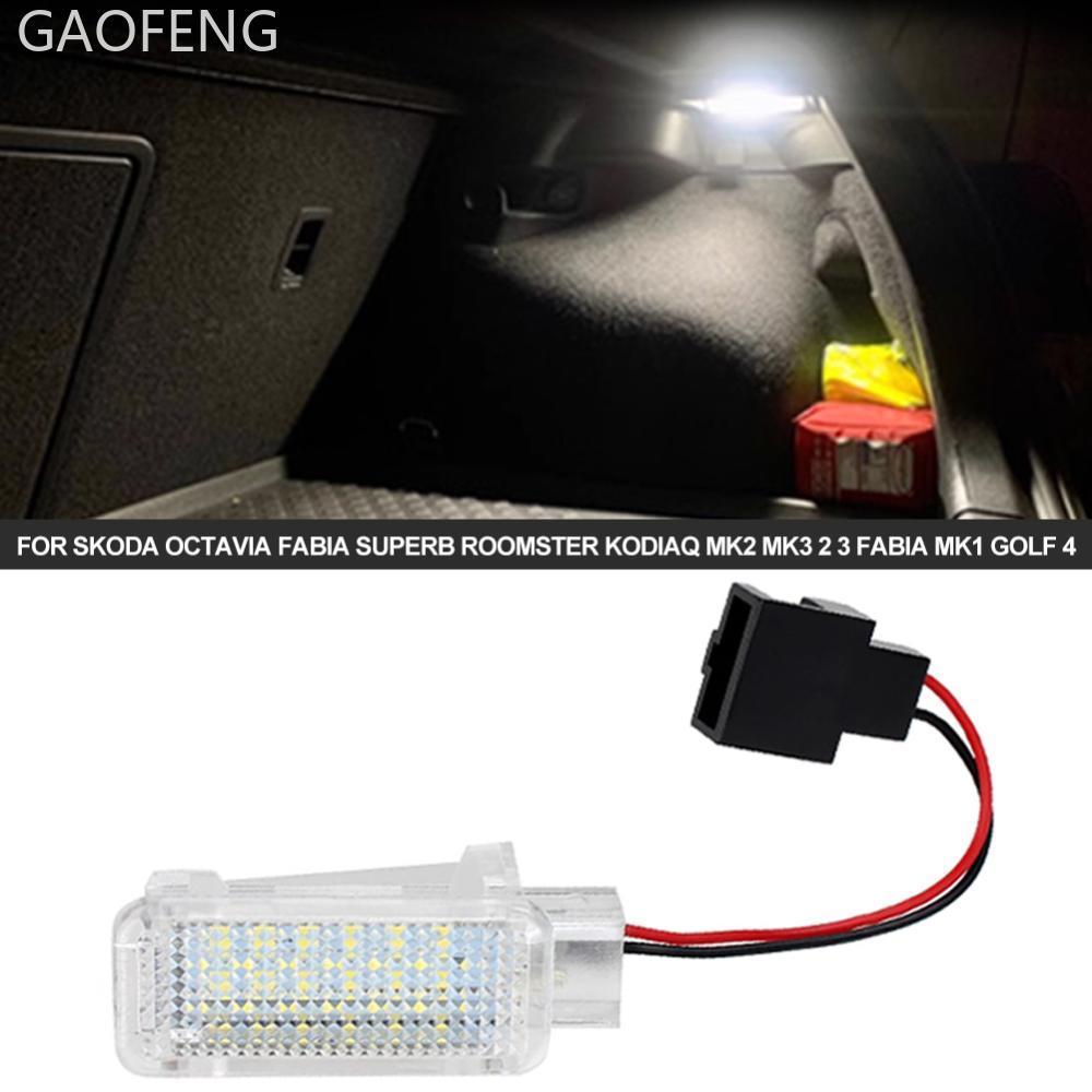 GAOFENG รถ Trunk LED กระเป๋าเดินทางโคมไฟ Trunk Boot สําหรับ Skoda Octavia Fabia Superb Roomster Kodi