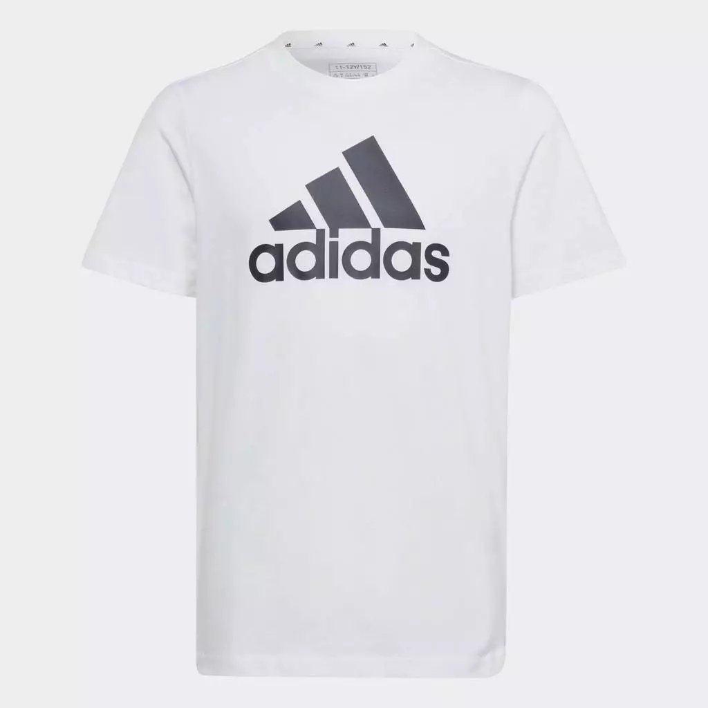 adidas ไลฟ์สไตล์ เสื้อยืดผ้าฝ้าย Essentials Big Logo เด็ก สีขาว IB1670
