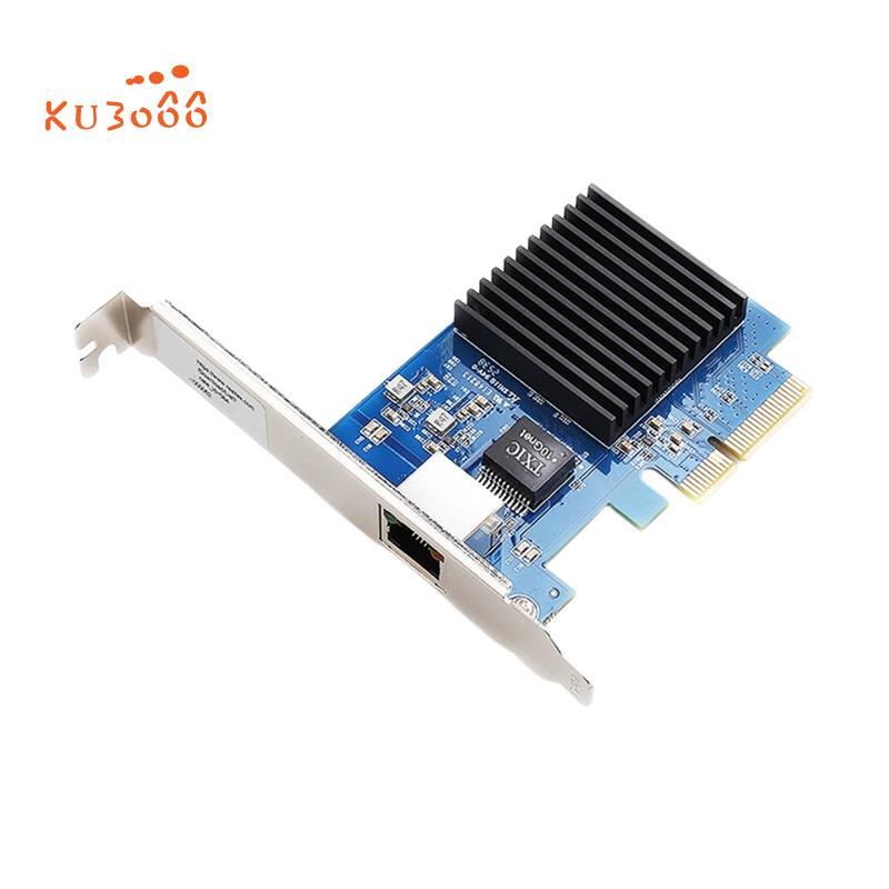 10Gb PCIe 3.0 NIC การ์ดเครือข่ายเดี่ยว RJ45 พอร์ต RTL8127 ชิปรองรับเครือข่าย Wake-Up และ Diskless Operation สําหรับ Win 11