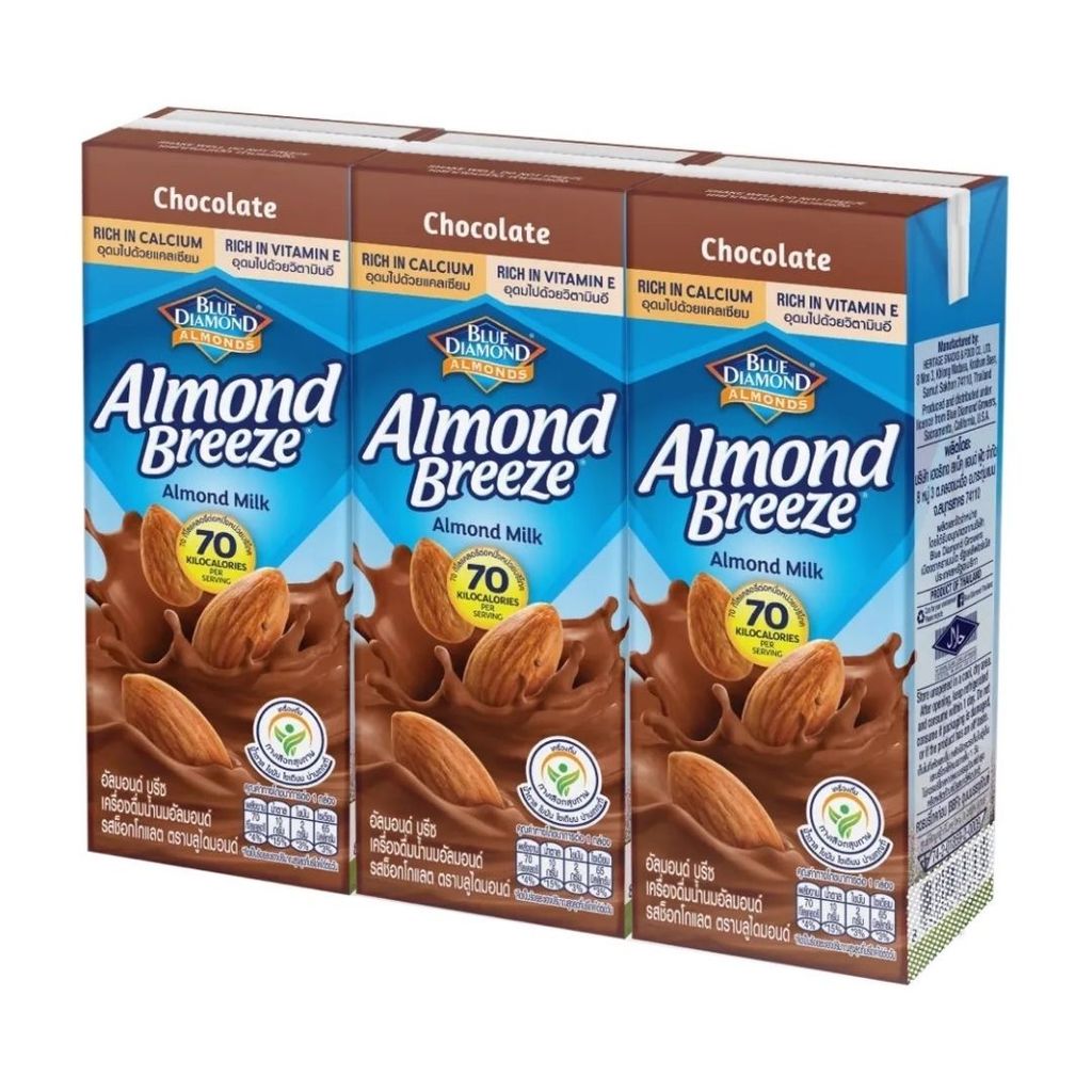 อัลมอนด์บรีช นมช็อคโกแลต (Almond Breeze Chocolate Milk 180ml.)