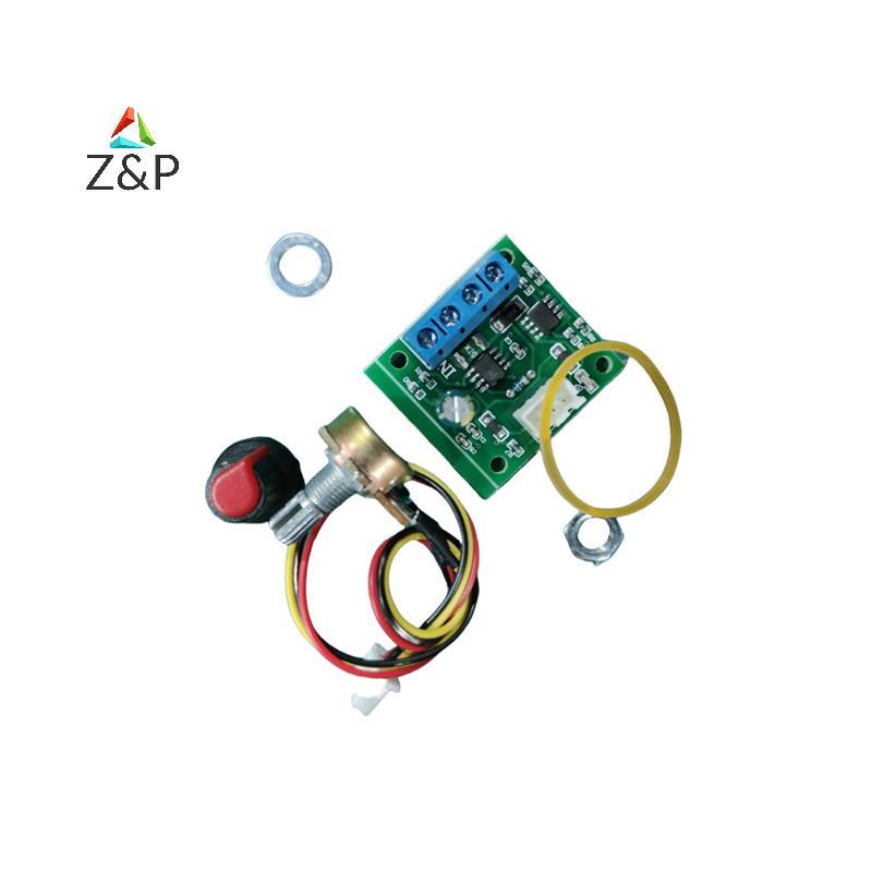 Z & P ปรับบอร์ด DC มอเตอร์ควบคุมความเร็ว PWM 1803BK 1.8V 3V 5V 6V 12V 2A แรงดันไฟฟ้าต่ําควบคุมความเร็วโมดูลควบคุม COD