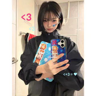 สไตล์เกาหลี ins Ouni สไตล์เดียวกันน่ารัก Yameng Polka Dot Guinea Pig เหมาะสําหรับ iphone17pro/17promax เคสป้องกัน Apple 16 เคสโทรศัพท์ 16promax เคสป้องกัน 15/13/14 กรณี 11/12/12promax/17air/15plus