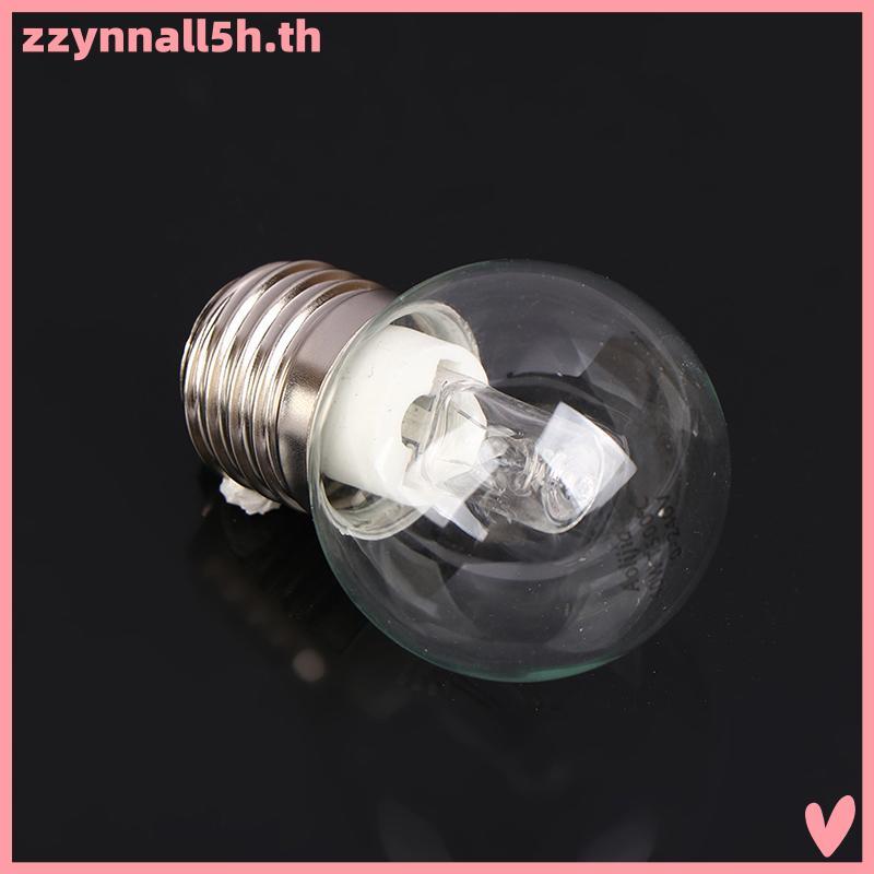 Zzynnall5h 1 ชิ้น E27 40 วัตต์โคมไฟเตาอบหลอดไฟเตาอบไมโครเวฟ 220 โวลต์ทนอุณหภูมิสูง 500 องศาสําหรับตู้แสดงหลอดไฟ.