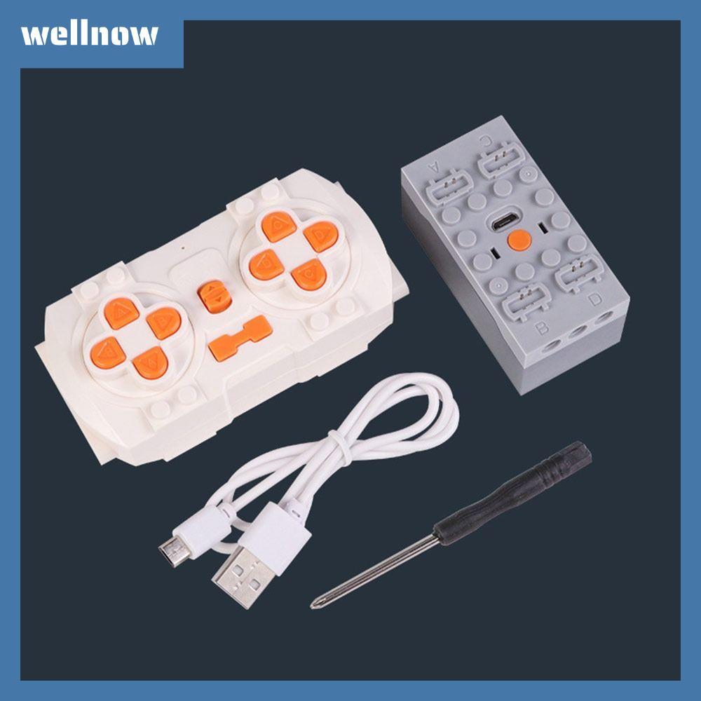 ชุดบล็อกตัวต่อ WELLNOW, ชุดรีโมทคอนโทรลแบบชาร์จไฟได้แบบควบคุมอัจฉริยะ, อาคารโมเดลมอเตอร์ M ที่ตั้งโปรแกรมได้ระดับมืออาชีพ