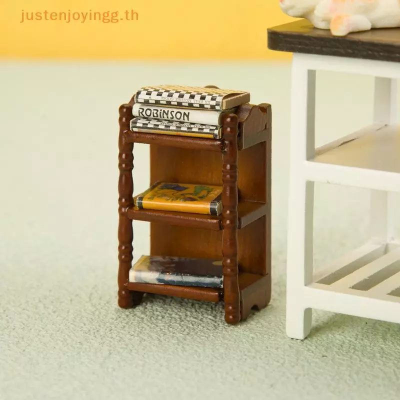 JJTH 1:12 Dollhouse Miniature Bedside Stand Nightstand thumbnail 4