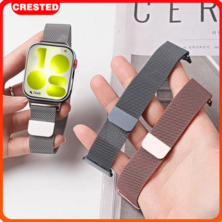 Milanese Loop Strap สำหรับHuawei Watch Fit 5 4 3 / 5 Pro / 4 Pro โลหะสแตนเลสอุปกรณ์เสริมวงแม่เหล็กสำหรับ Smartwatch H
